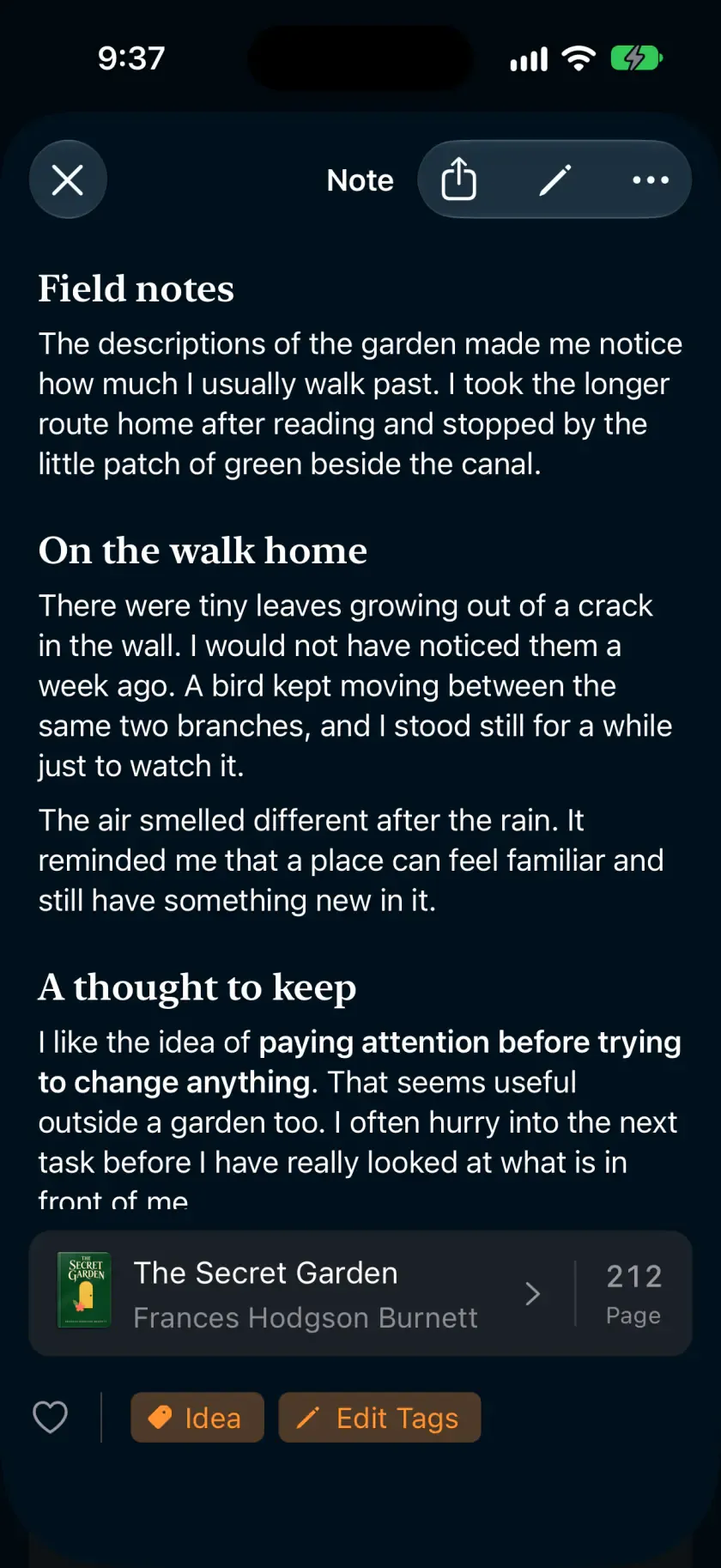 Bookrise app: Remember what you read