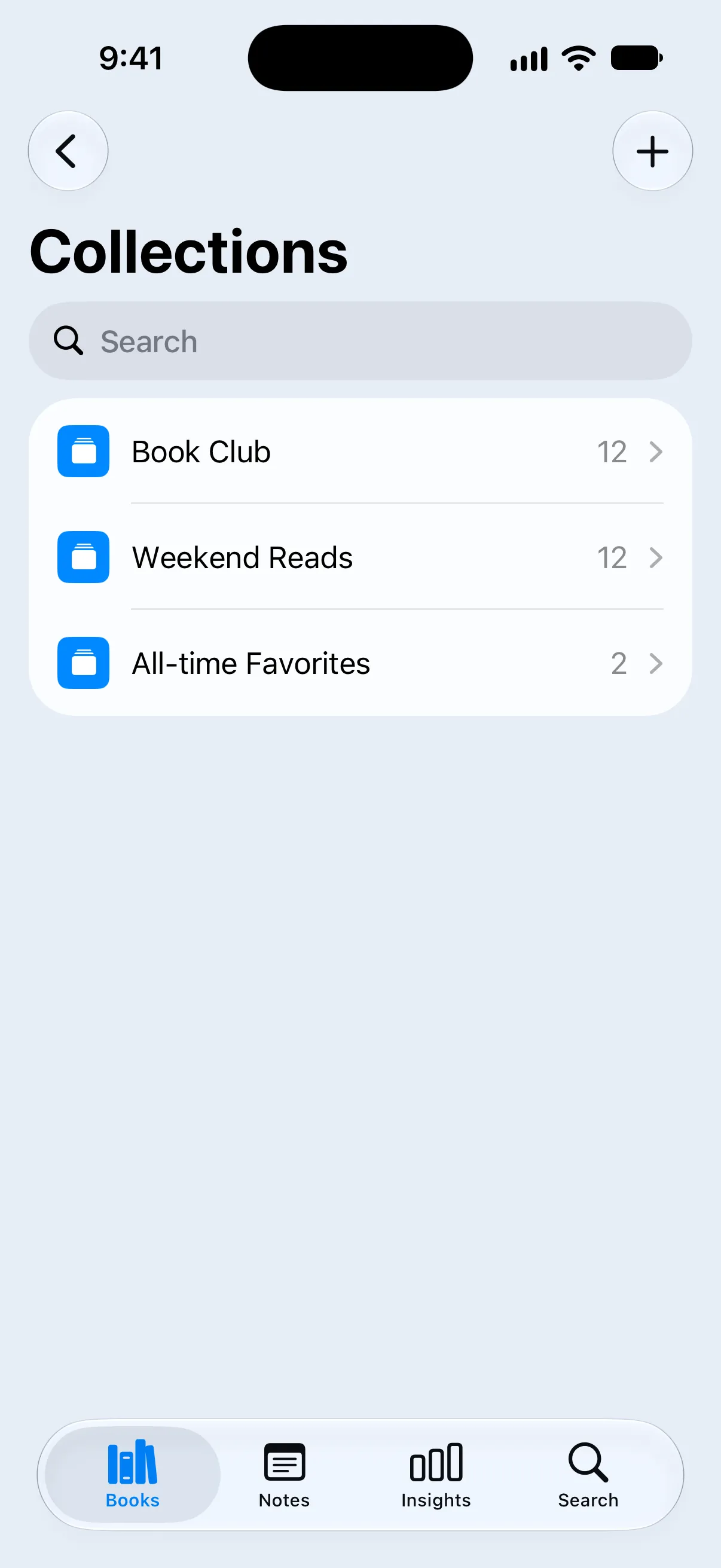 Library organization: Collections