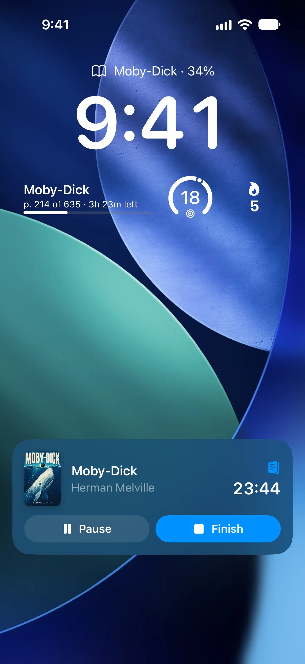 Live Activities: Follow your reading timer on the Lock Screen and in the Dynamic Island.